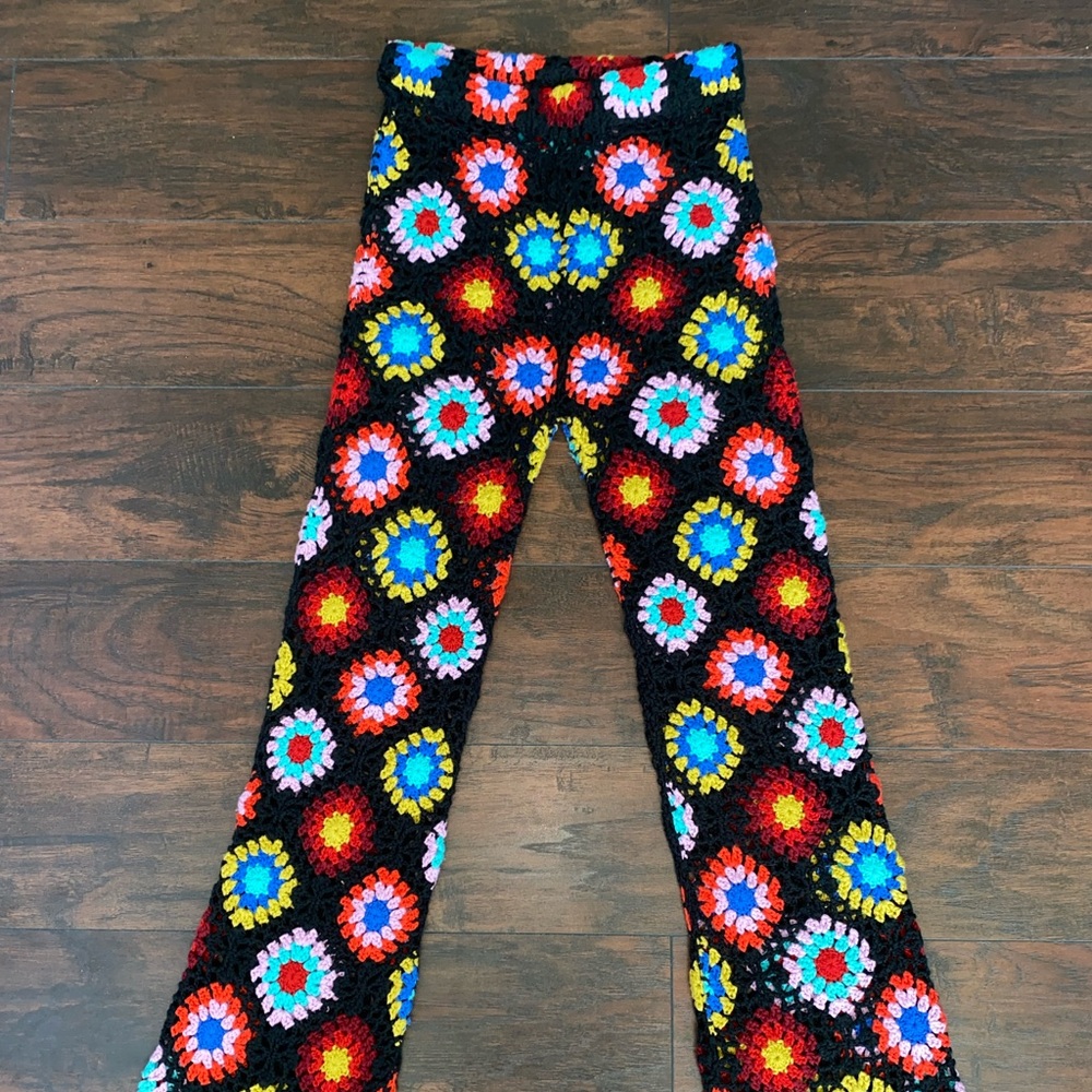 Crochet Flare Pants